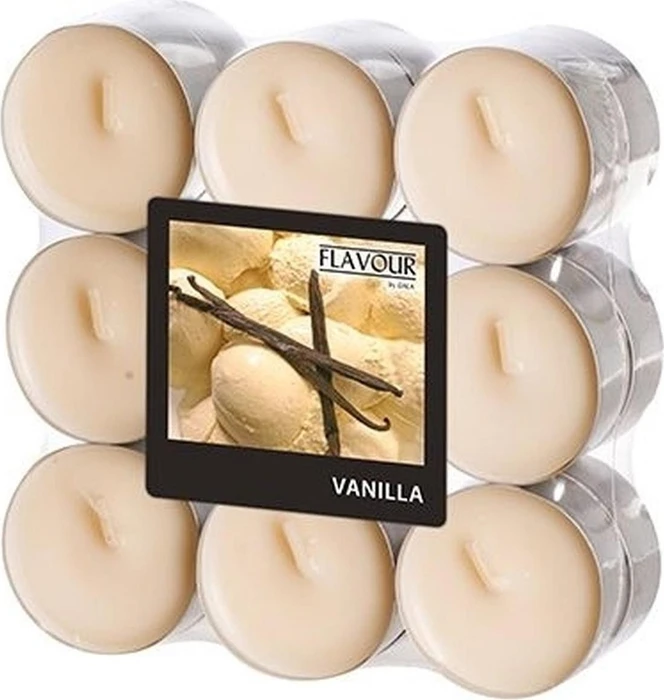 Gala Vanilla Teelicht Duftkerze, 18 Stück