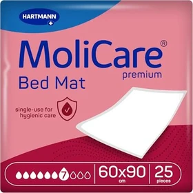 Hartmann MoliCare Premium Bed Mat 7 Tropfen Bettschutzeinlage, 60x90cm, 25 Stück