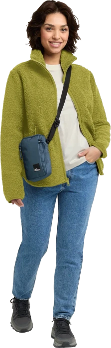Jack Wolfskin High Curl Fleece Jacke khaki green (Damen)
