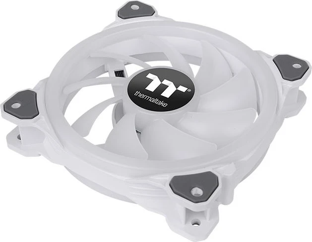 Thermaltake Riing Trio 12 RGB Radiator Fan TT Premium Edition weiß, LED-Steuerung, 120mm, 3er-Pack