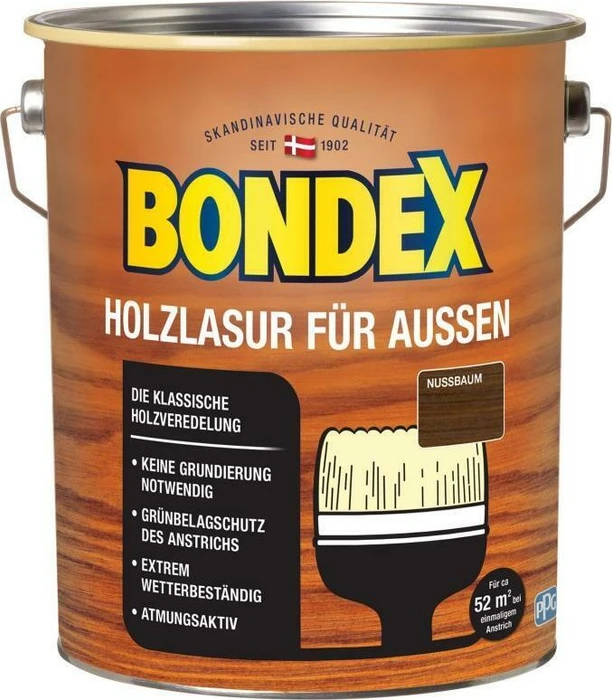 Bondex Holzlasur außen nussbaum, 4l
