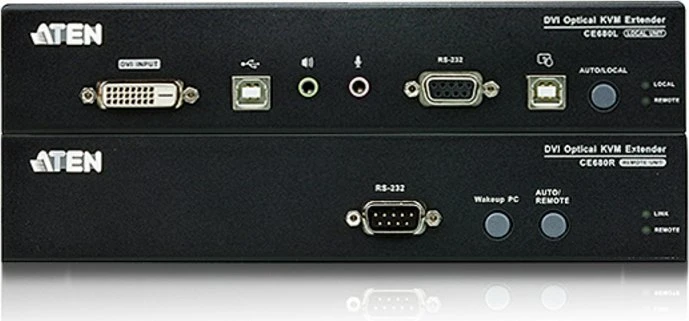 ATEN CE680, USB DVI Optical KVM Extender