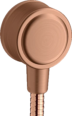 Hansgrohe Axor Montreux Wandanschluss mit Rückflussverhinderer brushed red gold