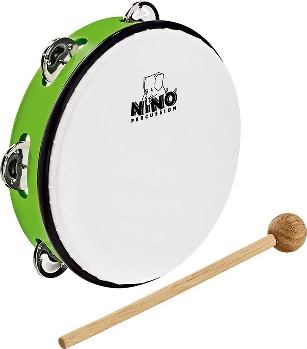 Nino ABS Tambourin 8" grasgrün