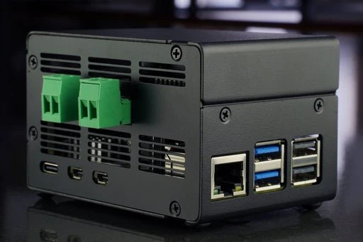 KKSB Gehäuse für Raspberry Pi 5, kompatibel mit Raspberry Pi DigiAMP+ HAT, schwarz