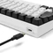 Sharkoon Skiller SGK50 S2 White, schwarz/weiß, LEDs RGB, hot-swap, Gateron BROWN, USB, DE Vorschaubild