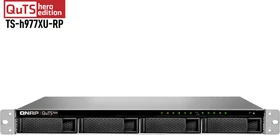 QNAP QuTS hero TS-h977XU-RP-3700X-32G 64TB, 32GB RAM, 2x SFP+ 10Gb/s, 2x RJ-45 1000Base-T, 1HE