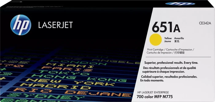 HP Toner 651A gelb