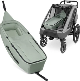 ABC Design Fahrradanhänger Tour Babysitz olive