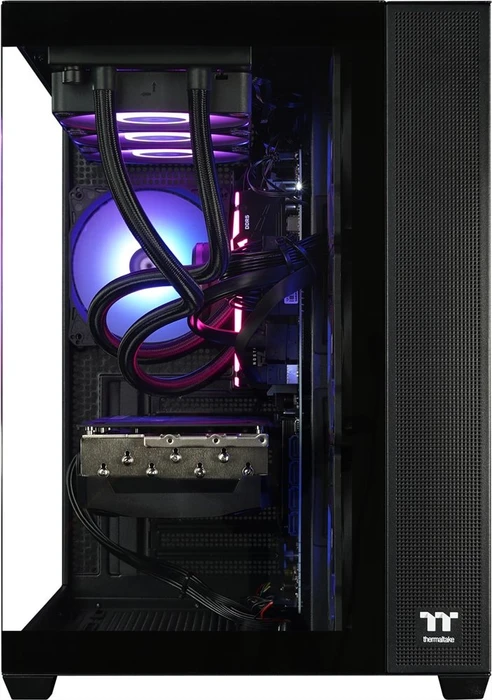 Thermaltake Black Gaming, Black, Ryzen 7 7800X3D, 32GB RAM, 2TB SSD, GeForce RTX 5070 Ti