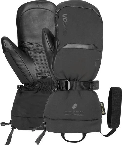 Reusch Volcano Pro Gore-Tex + Gore Warm Technology Skihandschuhe schwarz