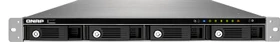 QNAP Turbo Station TS-453U-RP, 4GB RAM, 4x RJ-45 1000Base-T, 5x USB 3.0, 1HE
