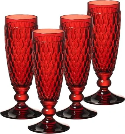 Villeroy & Boch Boston Coloured Sektglas 150ml rot