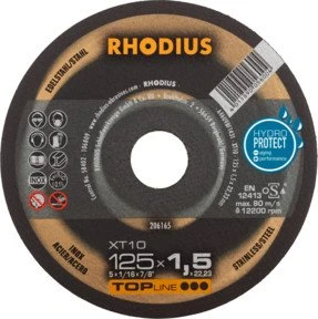Rhodius TopLine XT 10 Trennscheibe, 125x1.5x22.23mm, 50 Stück