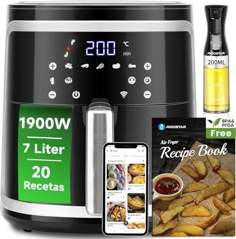Aigostar Cube Smart 1900W Heißluftfritteuse