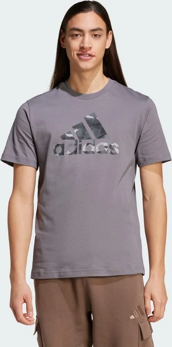 adidas Camo Badge of Sport Graphic T-Shirt kurzarm grey four (Herren)