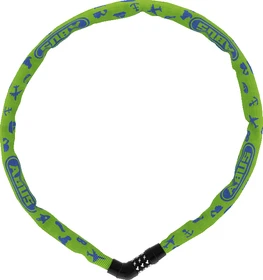 ABUS Steel-O-Chain 4804C Kettenschloss, Zahlenkombination lime