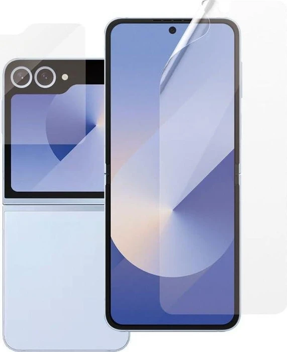PanzerGlass Safe Screen Protector Classic Fit Glass + Ultra-Wide Fit TPU für Samsung Galaxy Z Flip6