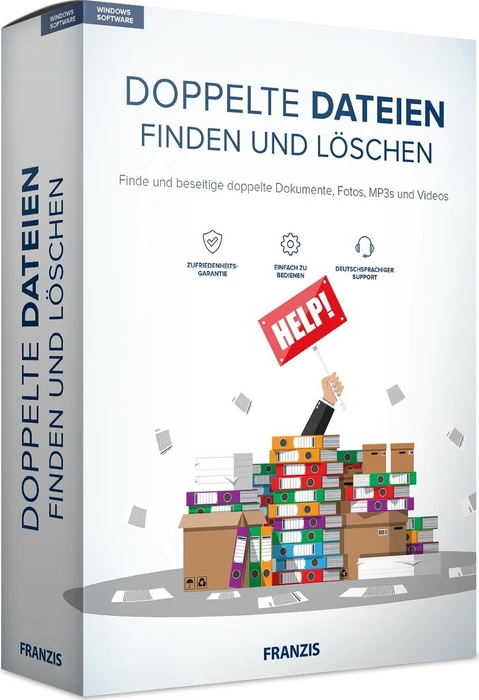 Franzis Doppelte Dateien finden und löschen, ESD (deutsch) (PC)