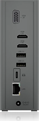 RaidSonic Icy Box IB-DK2262AC Multiport-Adapter, USB-C 3.0 [Buchse]
