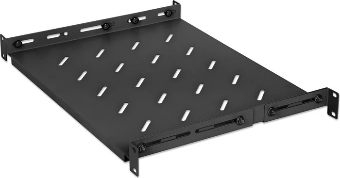 Intellinet 19" Fachboden zur Festmontage, schwarz, 350mm Einbautiefe, 1HE