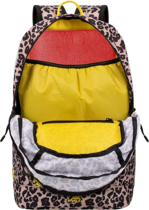 RivaCase Erebus 5421 Stadtrucksack Laptop Rucksack 13.3", leopard