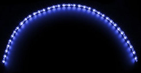 Phobya LED-Flexlight LowDensity, blau beleuchtet, 60cm