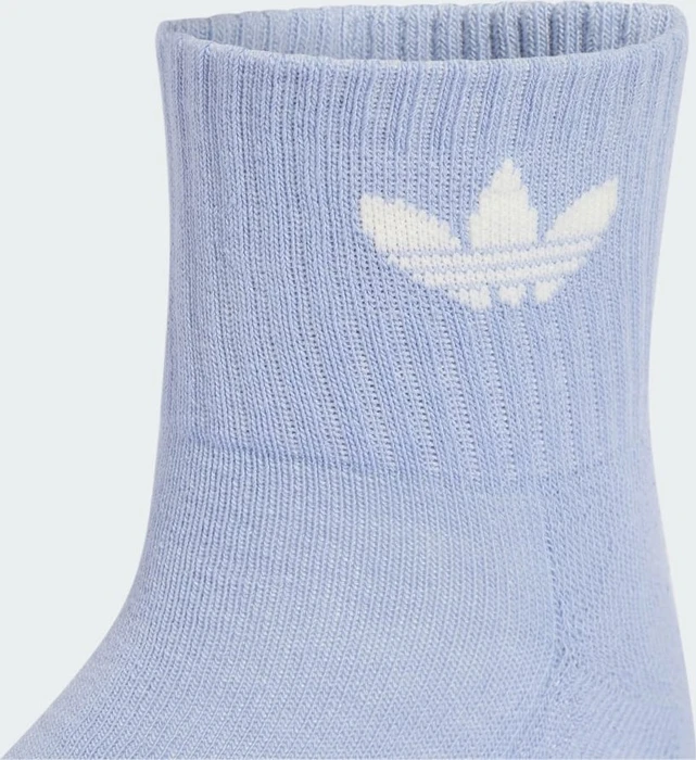 adidas Mid Ankle Socken chalk blue/wonder mauve/off white, 6 Paare