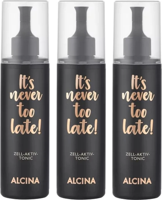 Alcina It's Never Too Late! Zell-Aktiv-Tonic Gesichtswasser, 125ml