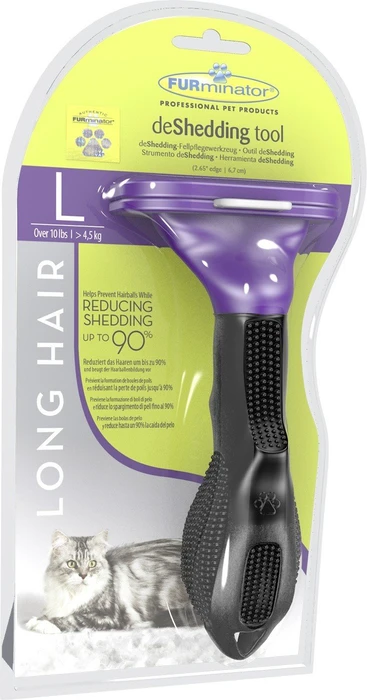 FURminator deShedding Tool für große Katzen mit langem Fell, Version 1