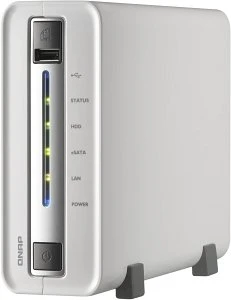 QNAP Turbo Station TS-112, 256MB RAM, 1x RJ-45 1000Base-T, 3x USB-A 2.0