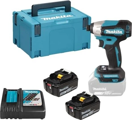Makita DTD157RTJ Akku-Schlagschrauber inkl. MAKPAC + 2 Akkus 5.0Ah