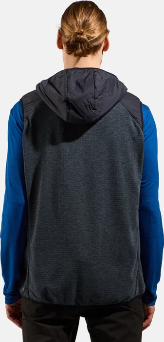 Odlo Ascent Wool Insulated Hybrid Weste schwarz (Herren)