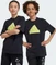 adidas Future Icons Logo Piqué T-Shirt kurzarm black/pulse lime (Junior) Vorschaubild