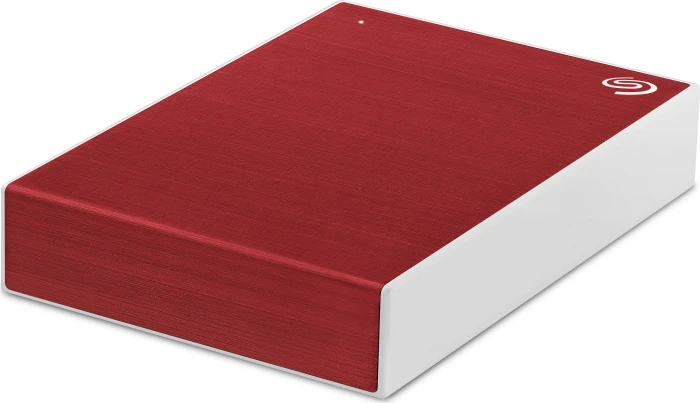 Seagate One Touch Portable HDD, Red, 5TB, +Rescue, USB 3.0 Micro-B