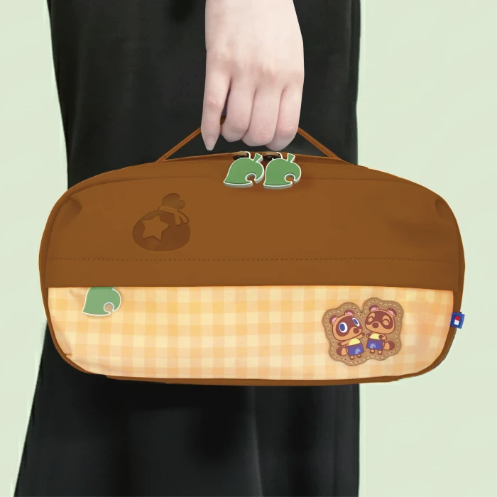 Hori Adventure Pack Animal Crossing Tasche wood brown (Switch 2)