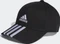 adidas 3-Streifen Cotton Twill Baseball Kappe schwarz/weiß Vorschaubild
