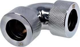 Alphacool Eiszapfen 90° 16mm L-Verbinder für Rohre G1/4", verchromt