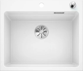 Blanco Etagon 6 InFino Einbau Becken mittig mit Ablauffernbedienung weiß