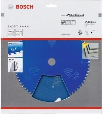Bosch Professional Expert for Fiber Cement Kreissägeblatt 6Z, 216x1.6x30mm, 1 Stück