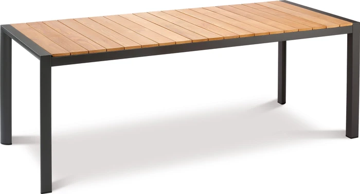 Best Freizeitmöbel Paros Gartentisch 160x90cm anthrazit