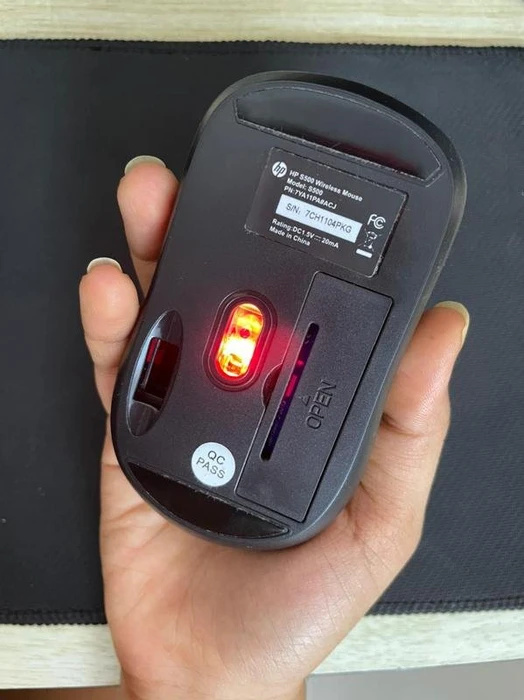 HP S500 Wireless Mouse schwarz, USB