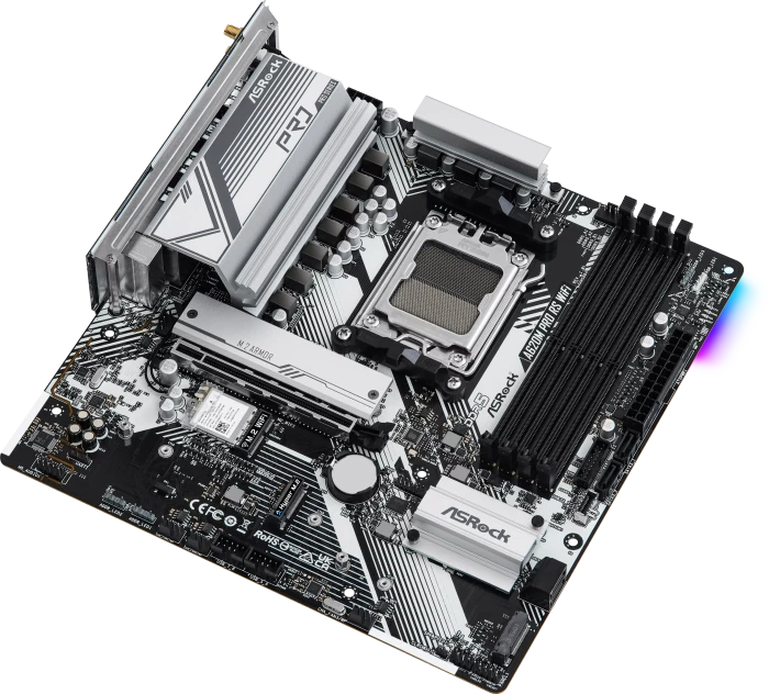 ASRock A620M Pro RS WiFi (AMD AM5)