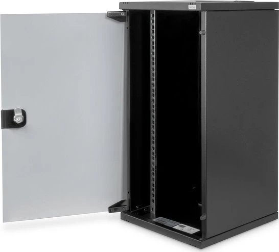 Digitus Professional DN-10 10" Wandschrank 12HE, Sicherheitsglastür, IP2X, schwarz, 300mm tief