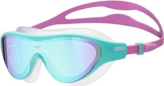 Arena The One Mirror Mask Schwimmbrille blue/water/violet (Junior)