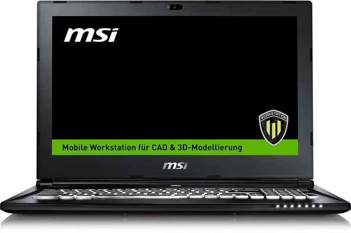 MSI WS60 6QJE316H11 Workstation, Xeon E3-1505M v5, 16GB RAM, 128GB SSD, 1TB HDD, Quadro M2000M, DE