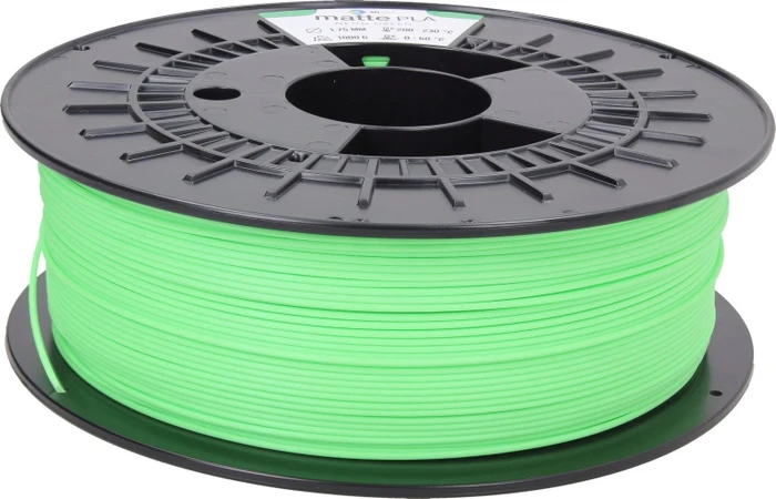3DJake mattePLA, Neon Grün, Spule, 1.75mm, 2.30kg