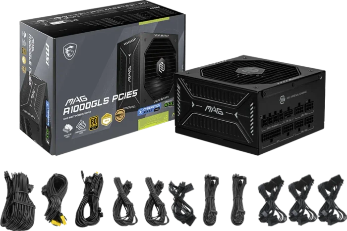 MSI MAG A1000GLS PCIE5 1000W, ATX 3.1