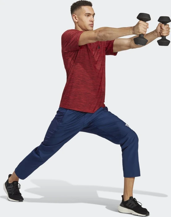 adidas Aeroready Designed for Movement Trainingshose lang dark blue/white (Herren)