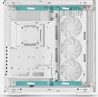 DeepCool CH780 WH, weiß, Glasfenster